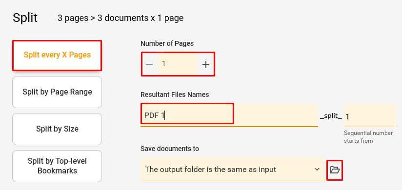 How to Split PDF by Page Ranges