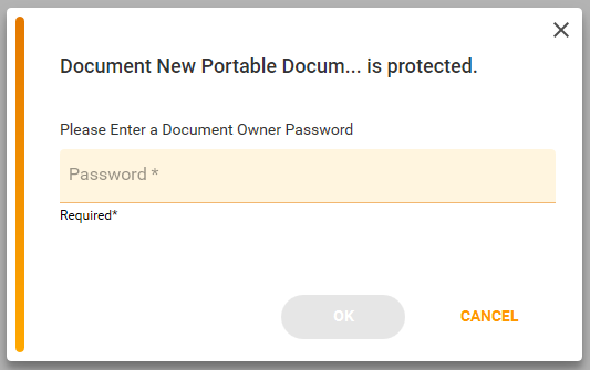 How do i password protect a scanned pdf file