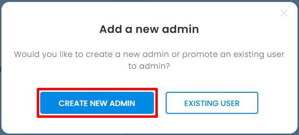Add a new admin – PDF Architect