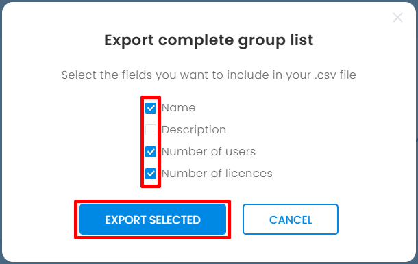 Export a user list and a group list – PDF Architect