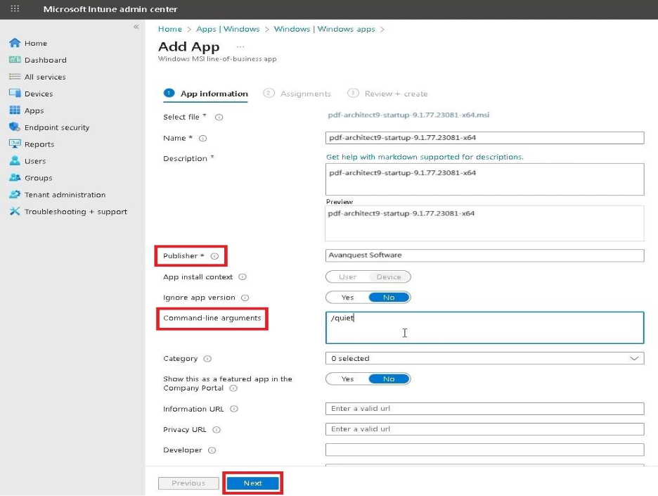 Deploy PDF Architect via Microsoft Intune – PDF Architect