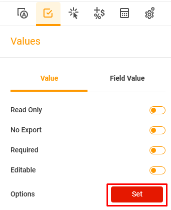 How to change the form field values properties? – PDF Architect