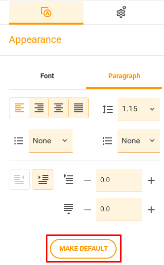 Paragraph Formatting Options – PDF Architect